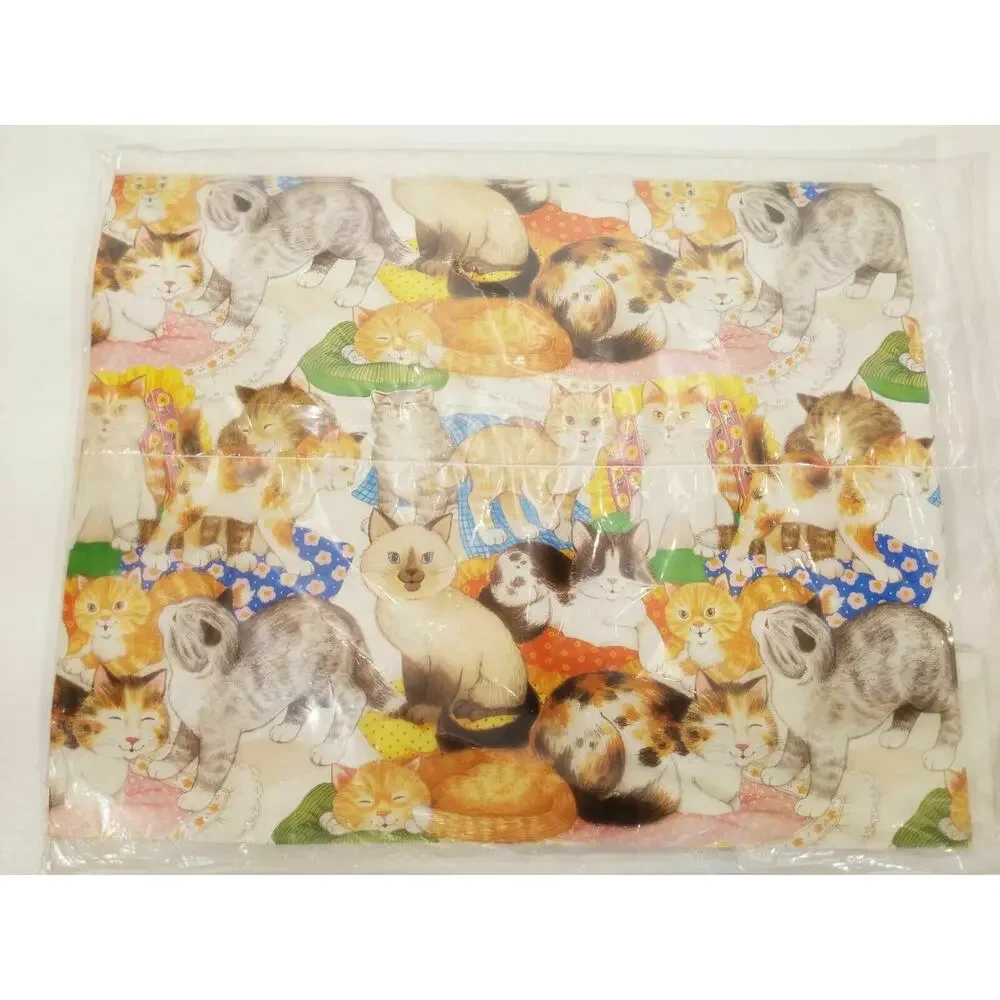 Vintage 1985 Current Playful Cats Gift Wrap‎ & Note Cards Kittens Pam Peltier